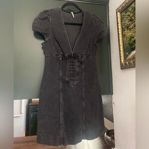 Free people denim dress size 6